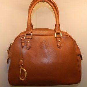 Lauren Ralph Lauren Top Handle Satchel w/Fob